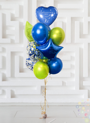 Воздушные шары Букет "Лучший папа"